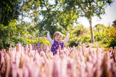 Child Photography in the Botanic Gardens Edinburgh